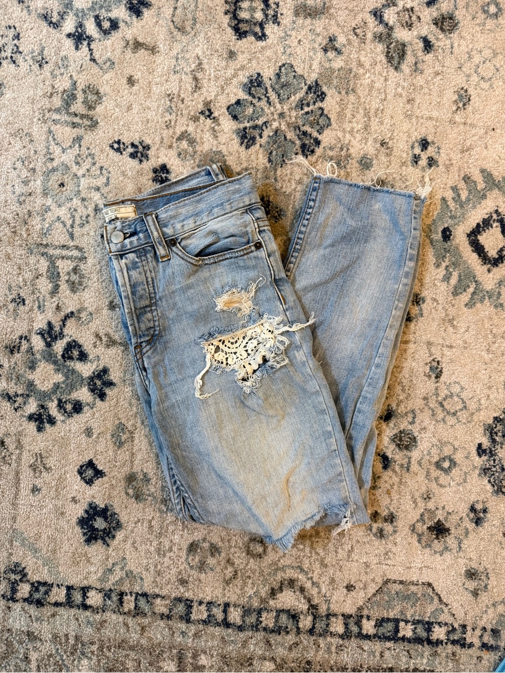 Free People Distressed Women's Jeans
